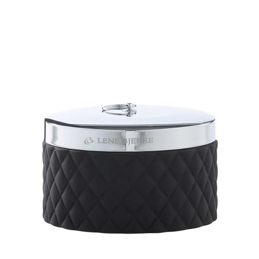 Portia jar H9 cm - black