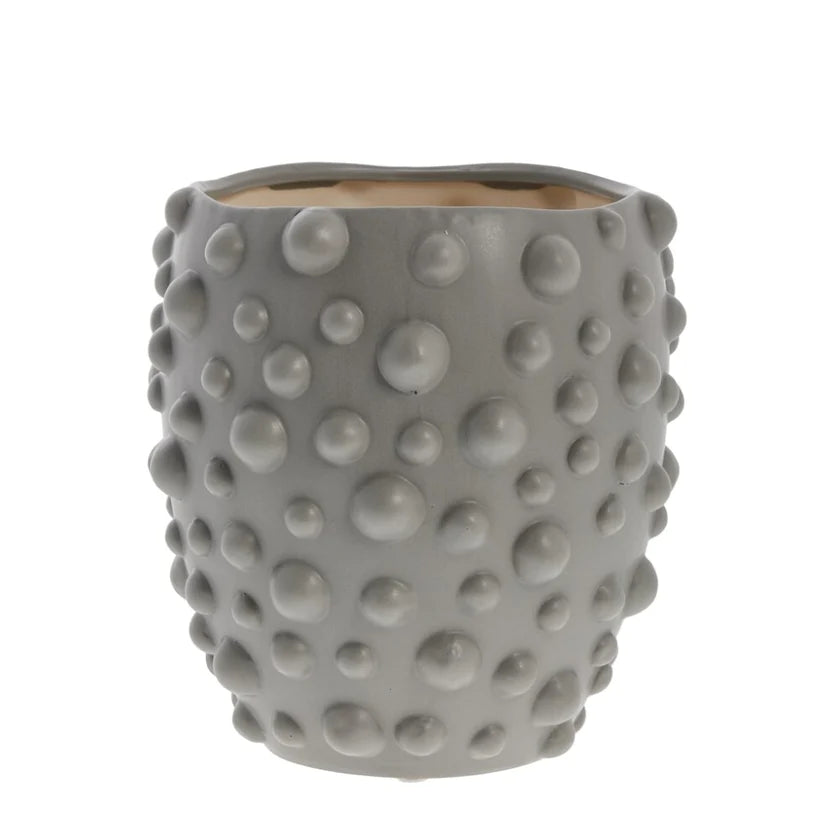 Doelle flower pot H20 cm - grey