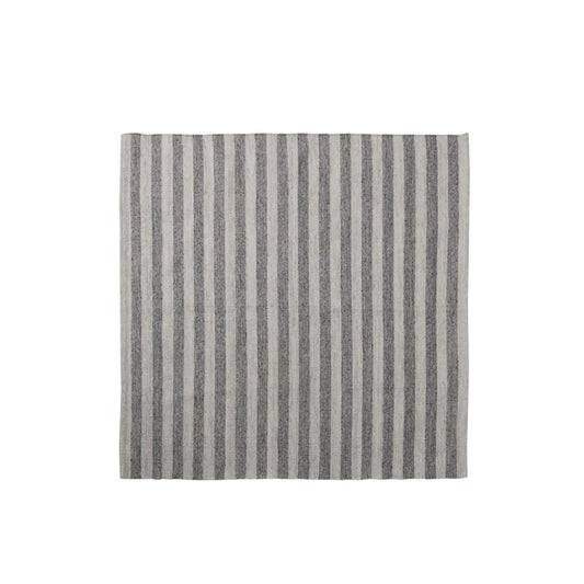 Strielle reversible rug 150x150 cm - light grey/dark grey