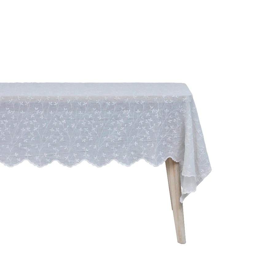 Mantel Eloise 320x160 cm - blanco roto