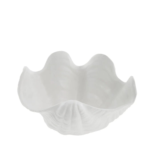 Sheline seashell bowl 25x21,5 cm - white