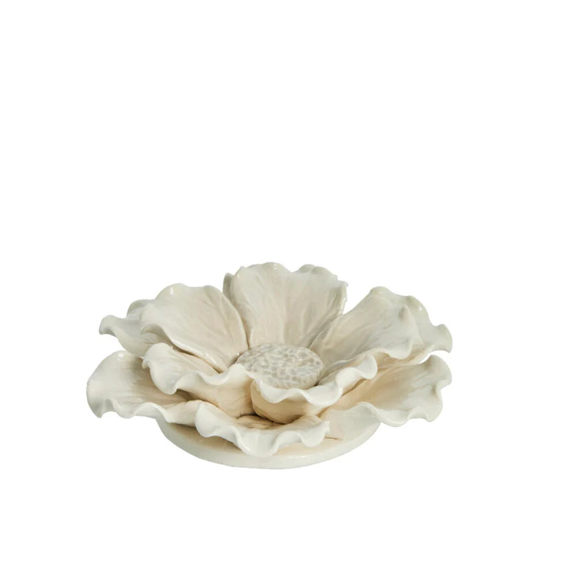 Floria decoration Ø13,3 cm - off white