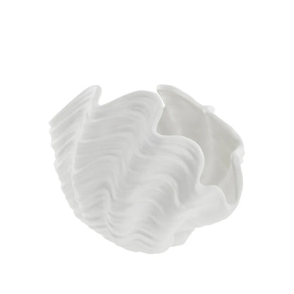 Sheline seashell bowl 26x19,5 cm - white