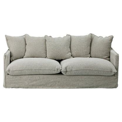 Dara couch 210x95 cm - dark linen