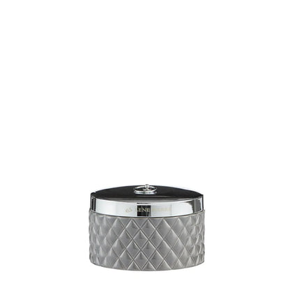 Portia jar H9 cm - grey