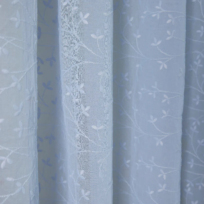 Eloise curtain L300xH160 cm - light blue