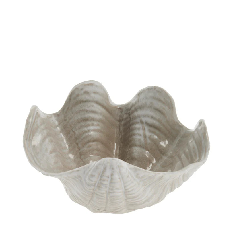 Sheline seashell bowl 25x21,5 cm - linen