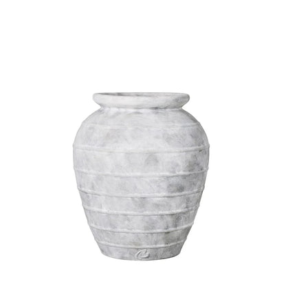 Anna flower pot H48 cm - antique light grey