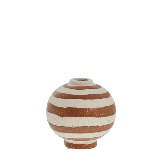 Aniella decoration vase H11 cm - golden brown