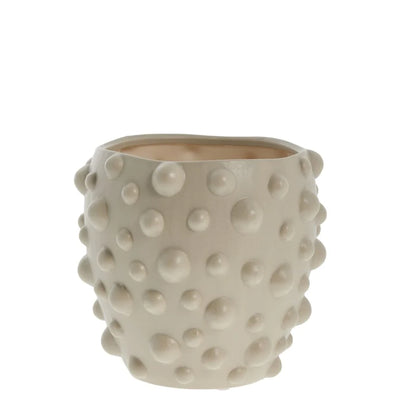 Doelle flower pot H16,5 cm - linen