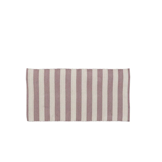 Strivie reversible rug 140x70 cm - bark/off white