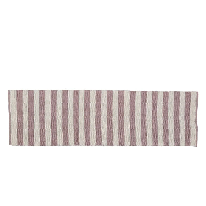 Strivie reversible rug 240x70 cm - bark/off white