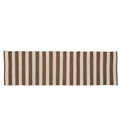 Strivie reversible rug 240x70 cm - golden brown/off white