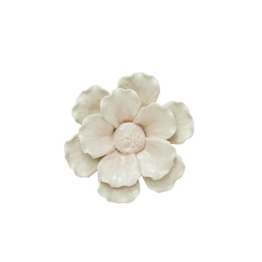 Floria decoration Ø13,3 cm - off white / rose