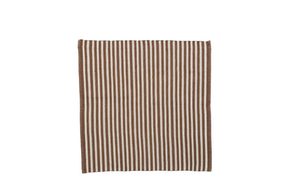 Strivie reversible rug 150x150 cm - golden brown/off white