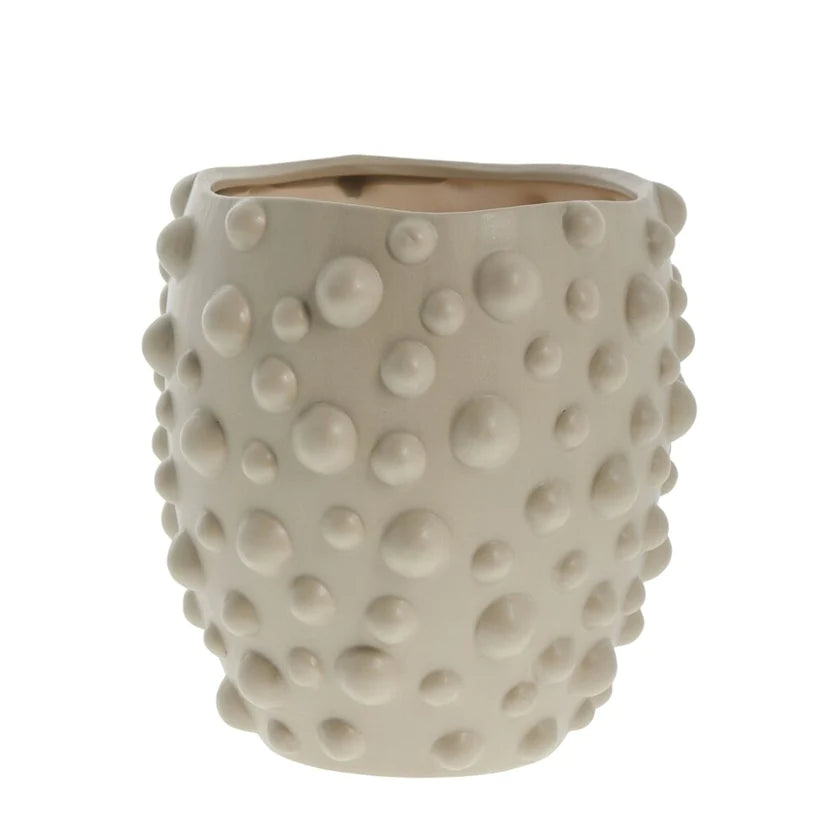 Doelle flower pot H20 cm - linen