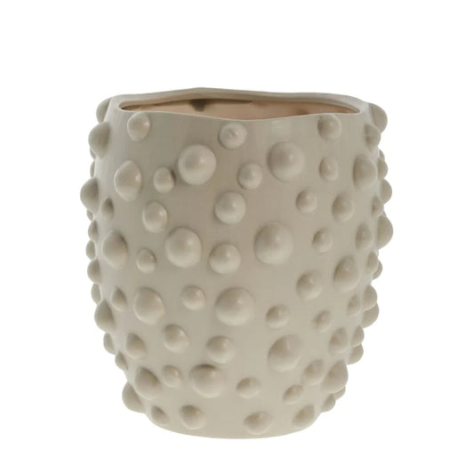 Doelle flower pot H20 cm - linen