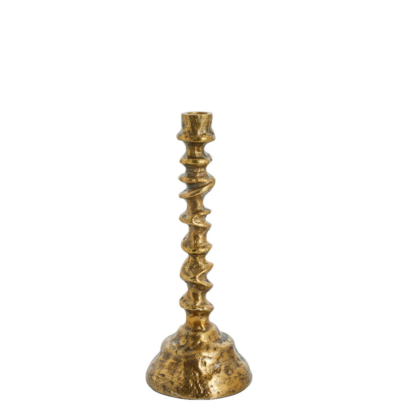 Sandi candlestick H30 cm - brass