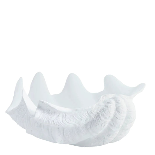 Decoración Shella Al. 18,5 cm - blanco