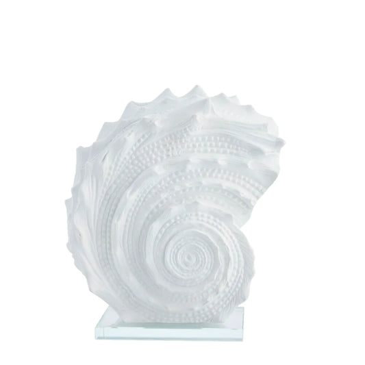 Decoración Shella Al. 27,5 cm - blanco