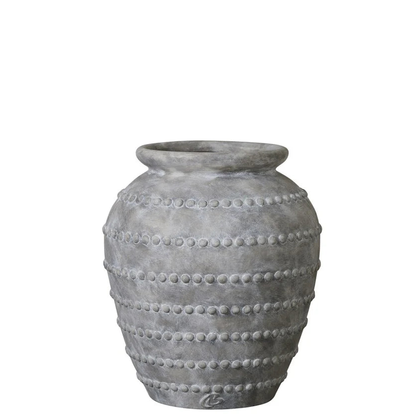 Anna flower pot H48 cm - antique grey