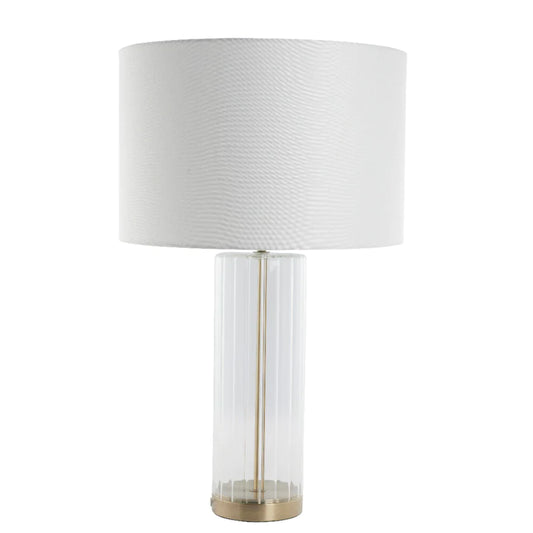 Sarille table lamp H63,5 cm - clear/white