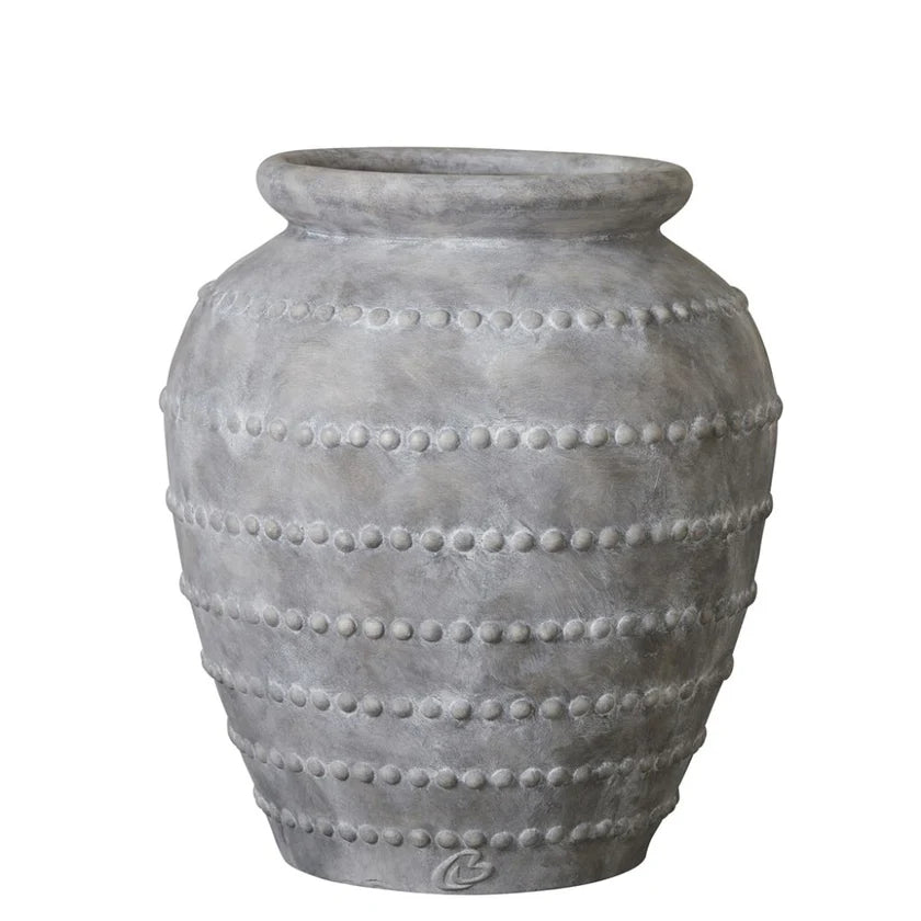 Anna flower pot H59,5 cm - antique grey