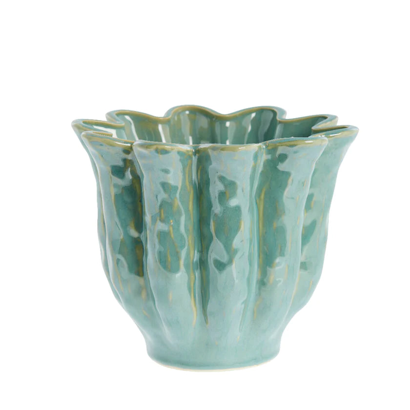 Vielle flower pot Ø19 cm - green