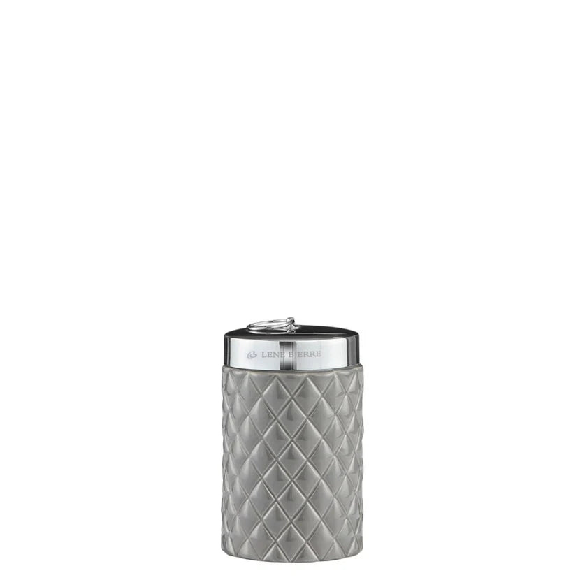 Portia jar H14 cm - grey