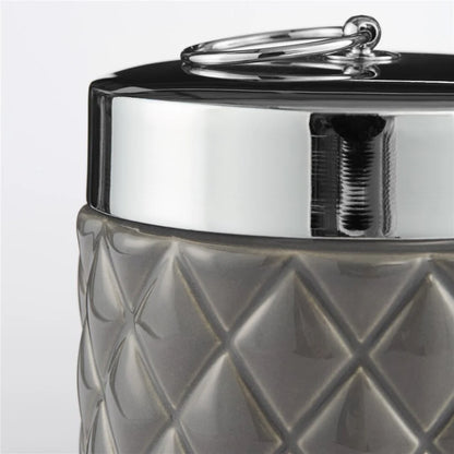 Portia jar H14 cm - grey