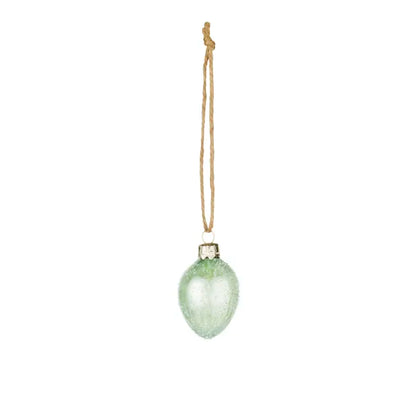 Estinia egg H6 cm - frosty green