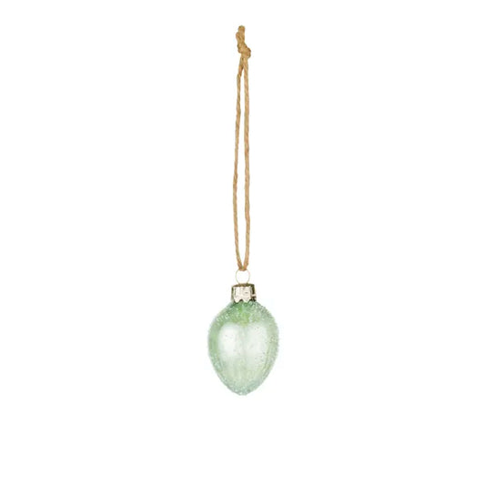 Estinia egg H6 cm - frosty green