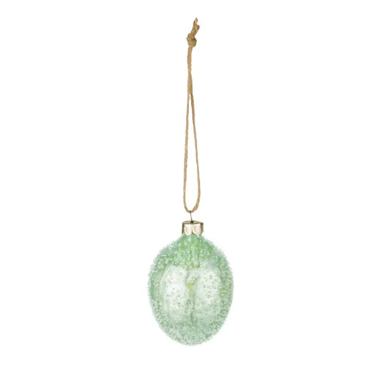 Estinia egg H8,5 cm - frosty green