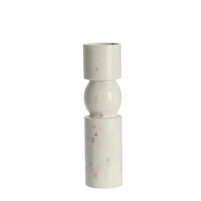 Ellia candlestick H30 cm - white