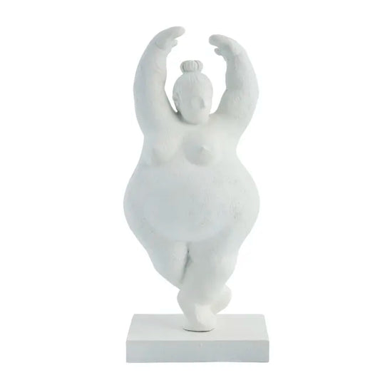 Serafina decoration H28 cm - white