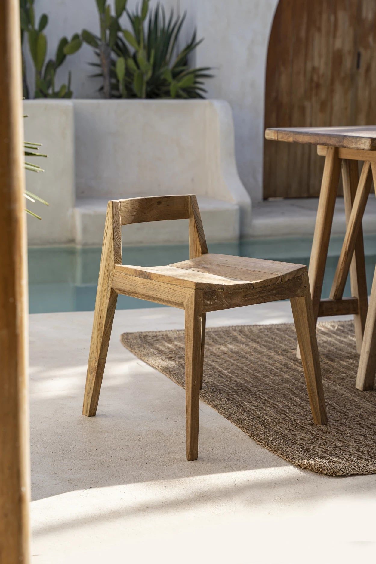 bazarbizar-b2b Silla de Comedor The Ydra - Natural - Exterior