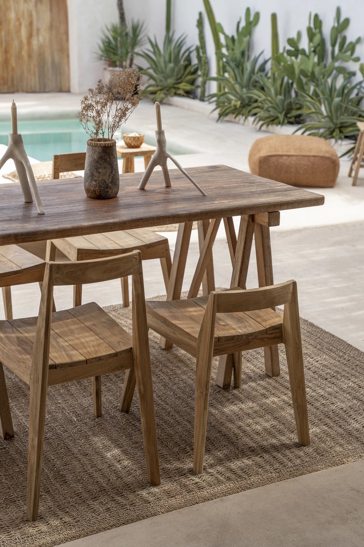 The Ydra Dining Chair - Natural - Outdoor