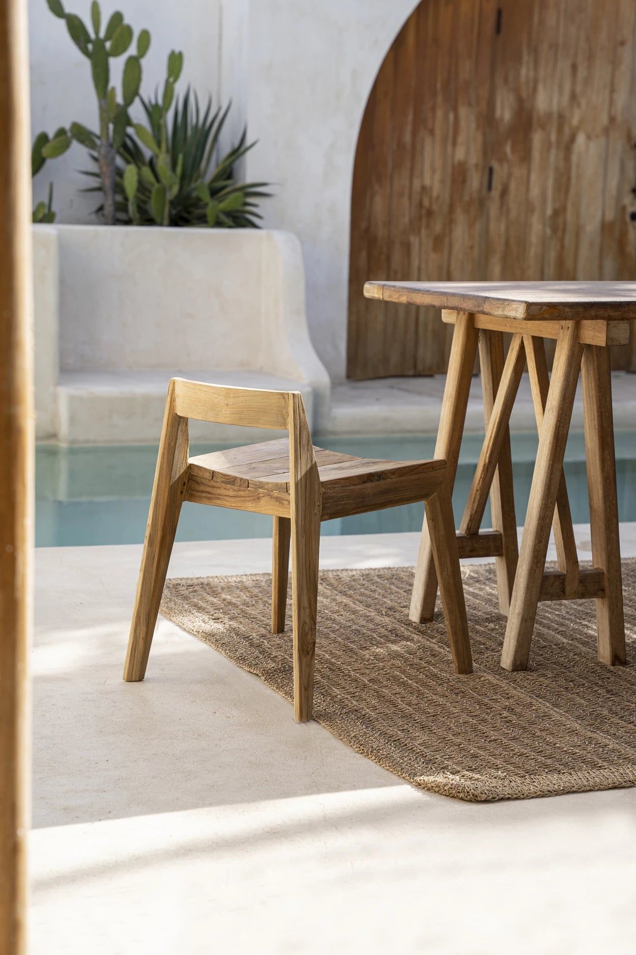 bazarbizar-b2b Silla de Comedor The Ydra - Natural - Exterior