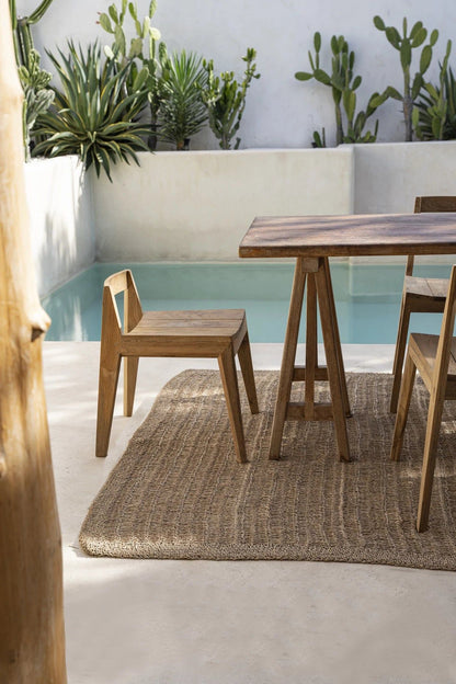 bazarbizar-b2b Silla de Comedor The Ydra - Natural - Exterior