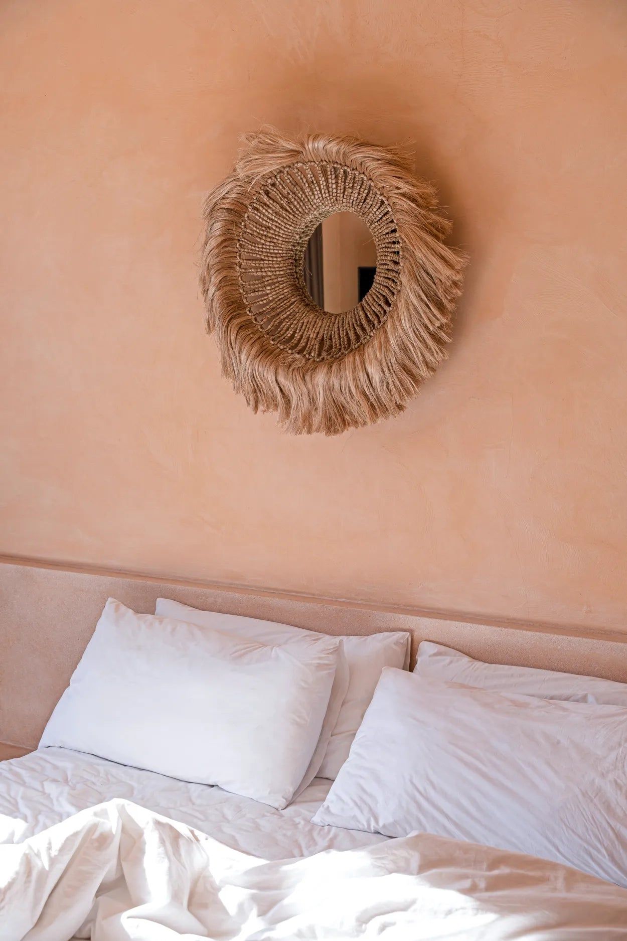 The Abaca Solomon Mirror - Natural