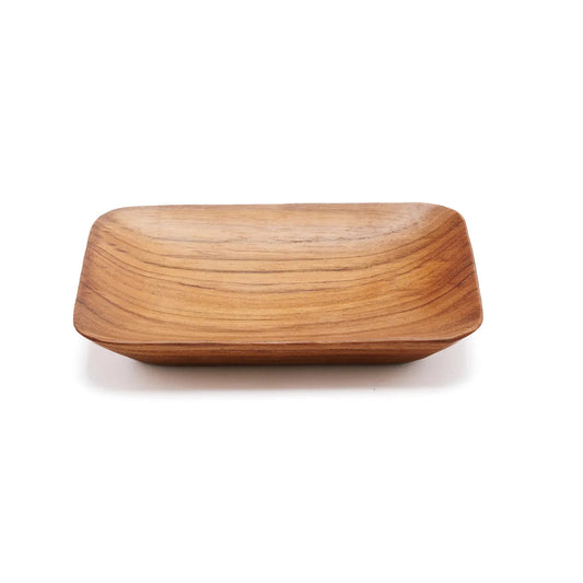 Guarnición de raíz de teca - Rectangular