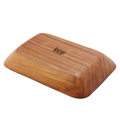 Guarnición de raíz de teca - Rectangular