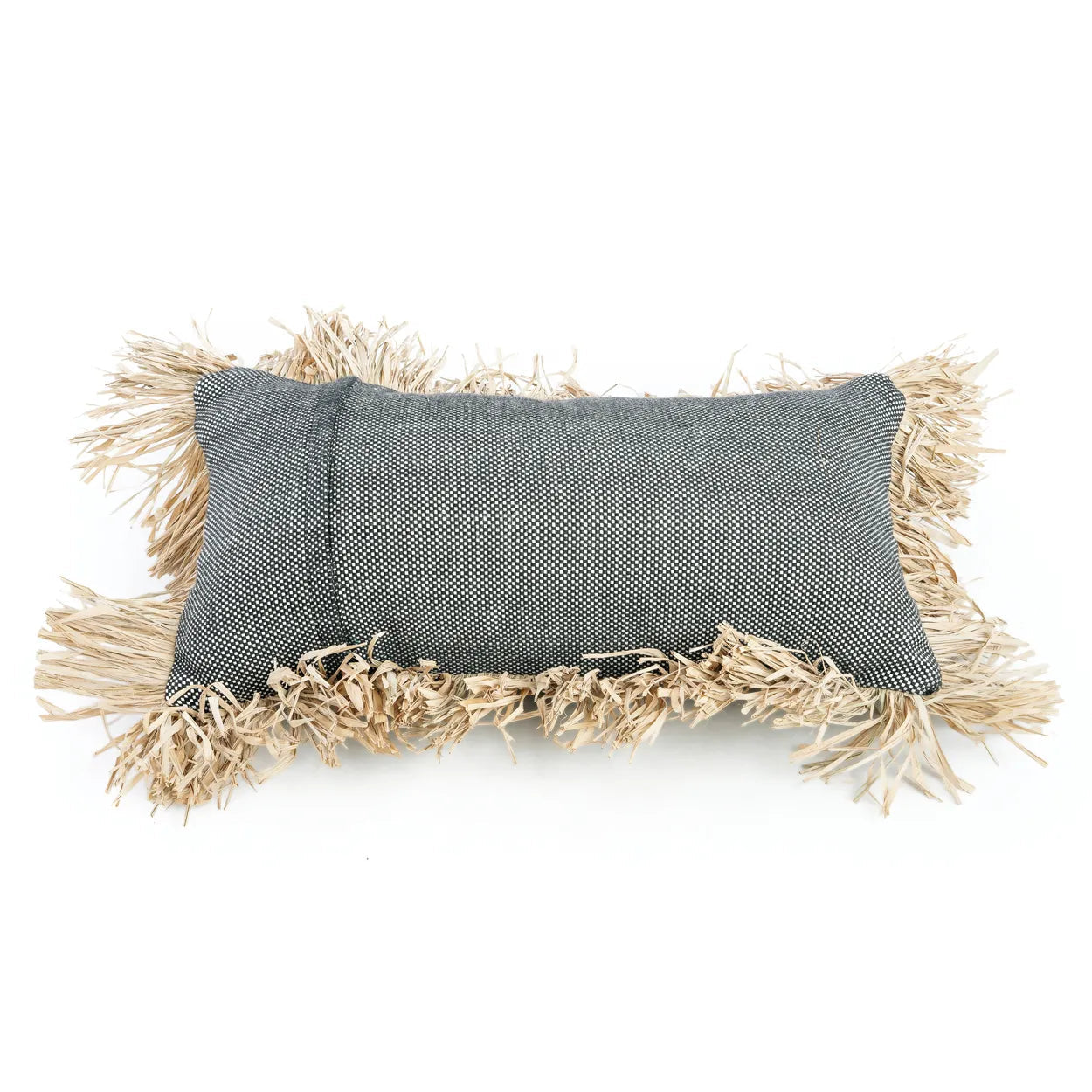 The Cotton Bonita Cushion Cover - Natural Black - 30x50