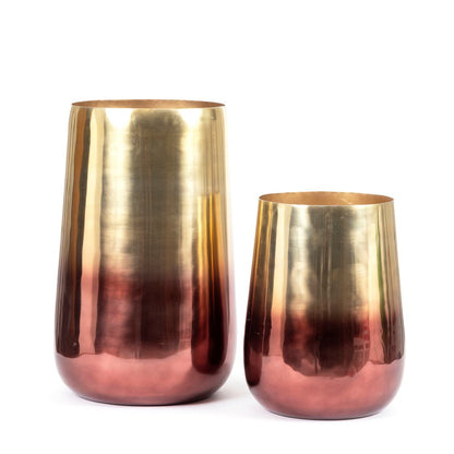 The Two Tone Brass Planter - Brass - XL