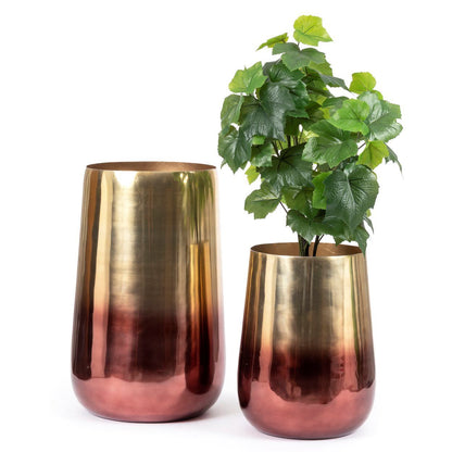 The Two Tone Brass Planter - Brass - XL