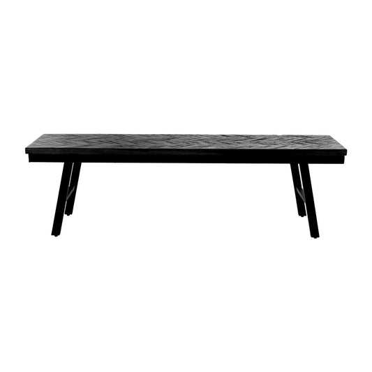 The Herringbone Bench - Black - 150