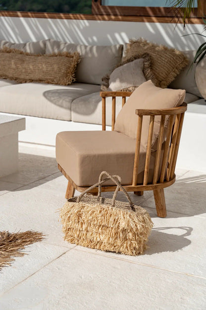 The Malawi One Seater - Natural Stone