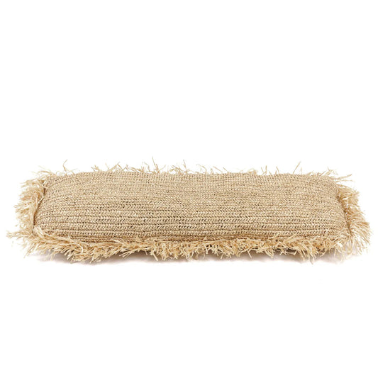 The Raffia Cushion Cover Rectangular - Natural - 35x100