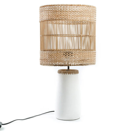 The Kiska Table Lamp - White Natural