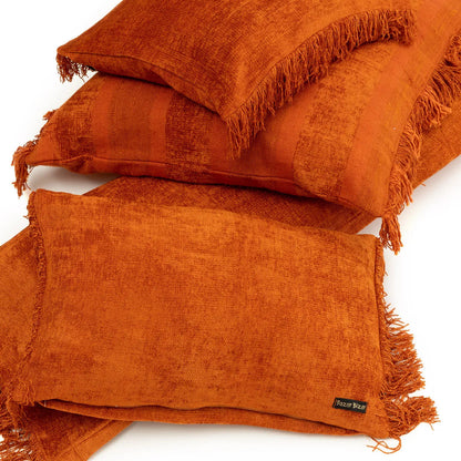 The Oh My Gee Cushion Cover - Rust Velvet - 30x50